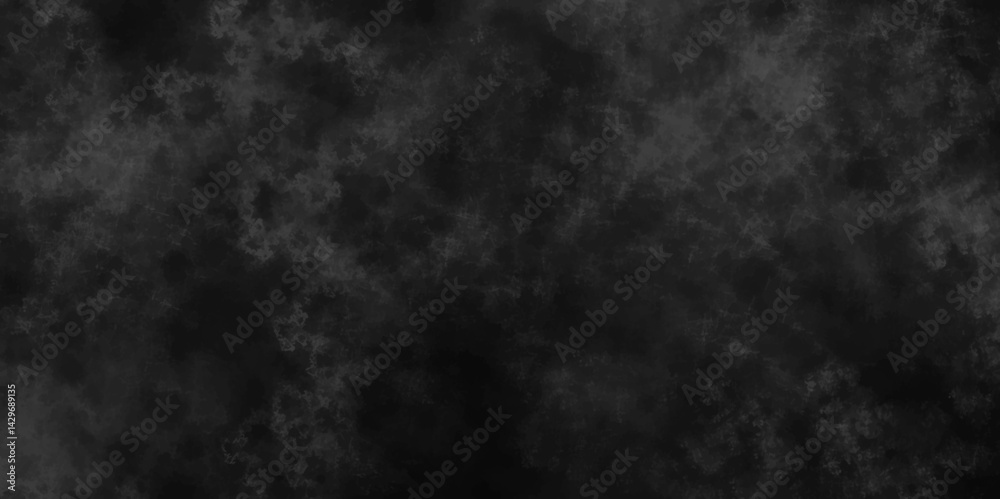 Obraz premium Abstract ash cloud and smoke texture in dark background. White Black fog effect transparent smoke isolated dark dramatic sky with black stormy clouds. Grunge creative and decorative fractal smoke art
