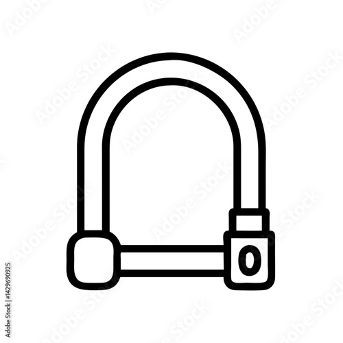 Heavy Duty U-Lock Icon Design