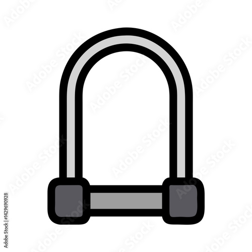 Heavy Duty U-Lock Icon Design