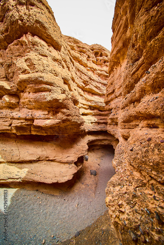 Owl Canyon Layers and Shadows Eye-Level View