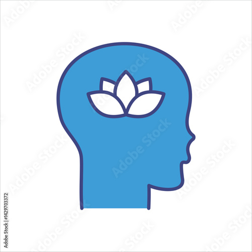 Stress relief icons vector stock illustration