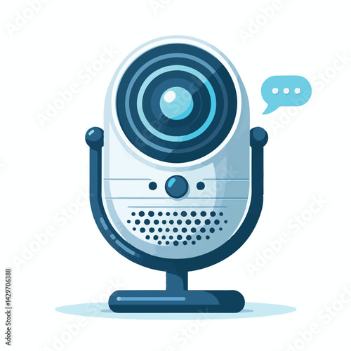 speaker, technology, voice, assistant, communication, smart, ai, music, control, device, service, internet, mobile, digital, sound, audio, assistance, connection, illustration, electronic, machine, ph