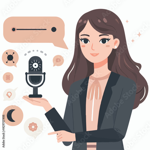 speaker, technology, voice, assistant, communication, smart, ai, music, control, device, service, internet, mobile, digital, sound, audio, assistance, connection, illustration, electronic, machine, ph