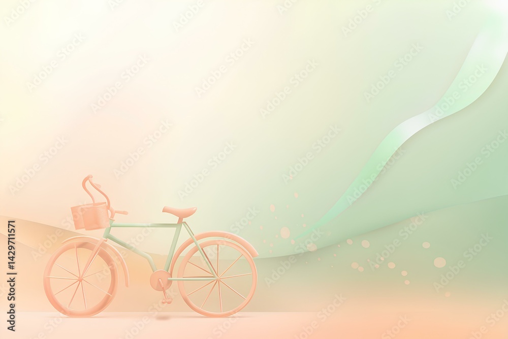 Fototapeta premium bike on the road