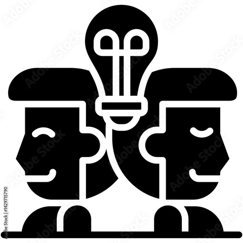Idea Execution glyph icon