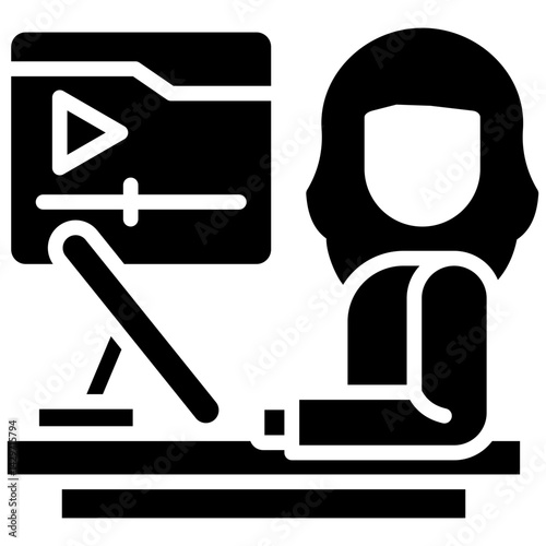 Creator glyph icon