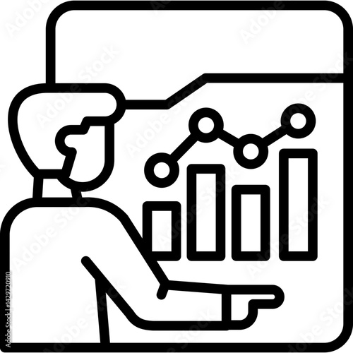 Business Transformation line icon