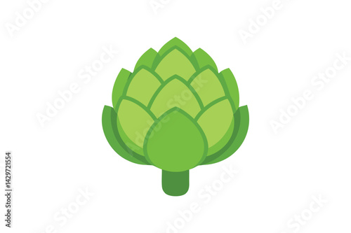 Fresh Artichoke Vegetable vector on white background