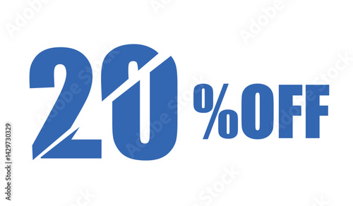 20％OFF 青色