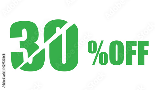 30％OFF 緑色