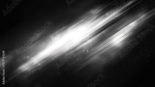Abstract composition of diagonal lines creating a sense of energy