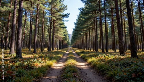 Exploring serene forest trails nature reserve landscape photography tranquil environment scenic viewpoint outdoor adventure