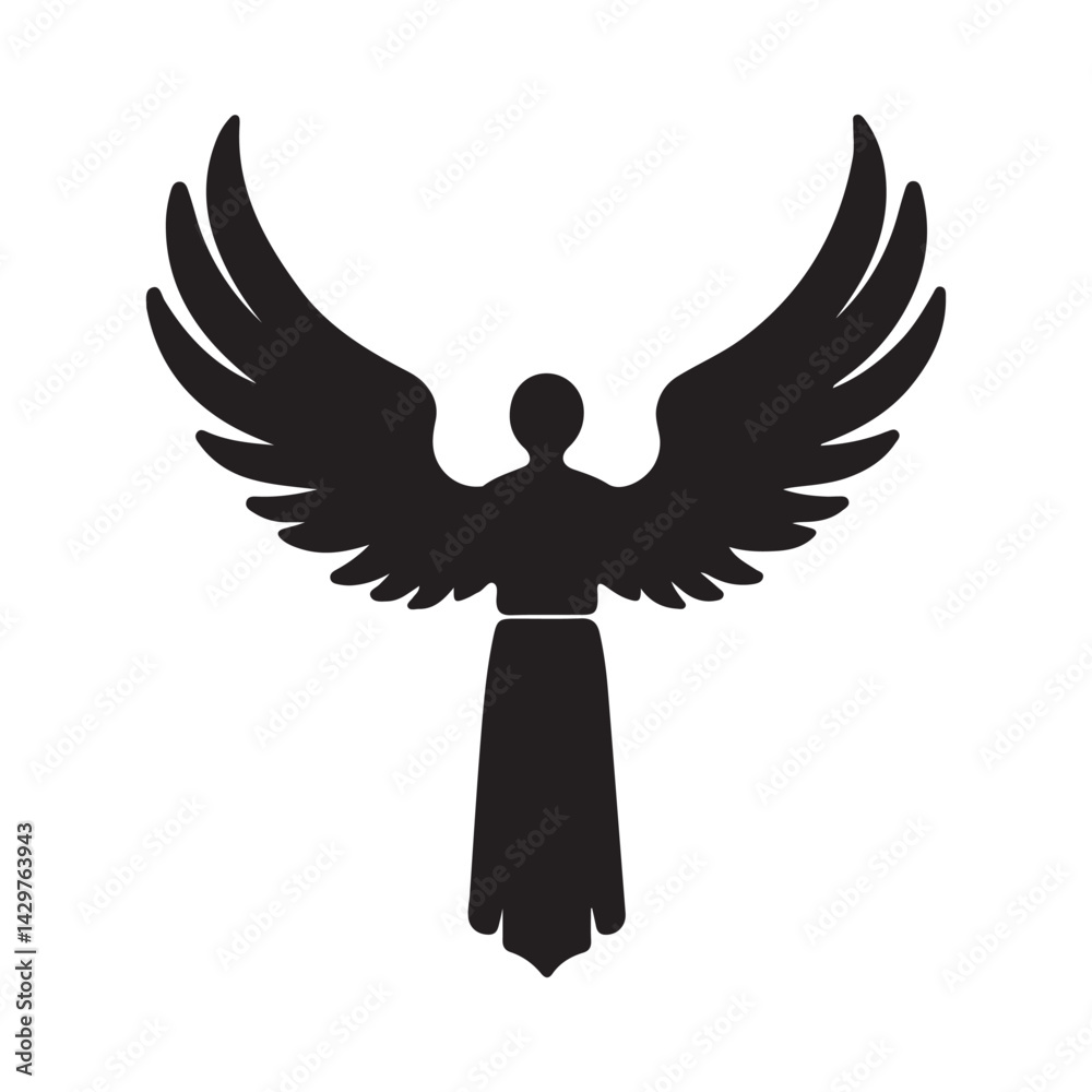 Obraz premium angel wings vector