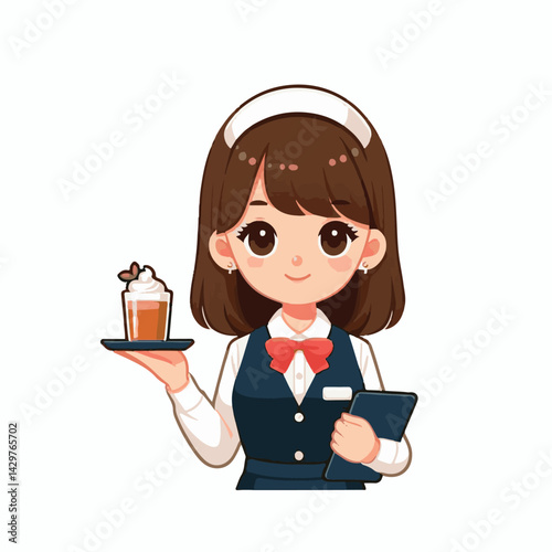 waitress, restaurant, woman, cafe, people, working, indoors, service, serving, happiness, business, drink, occupation, food, meal, white people, small business, adult, order, wait staff, entrepreneur,