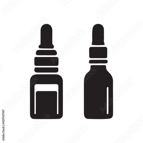 vector set of medicine bottles