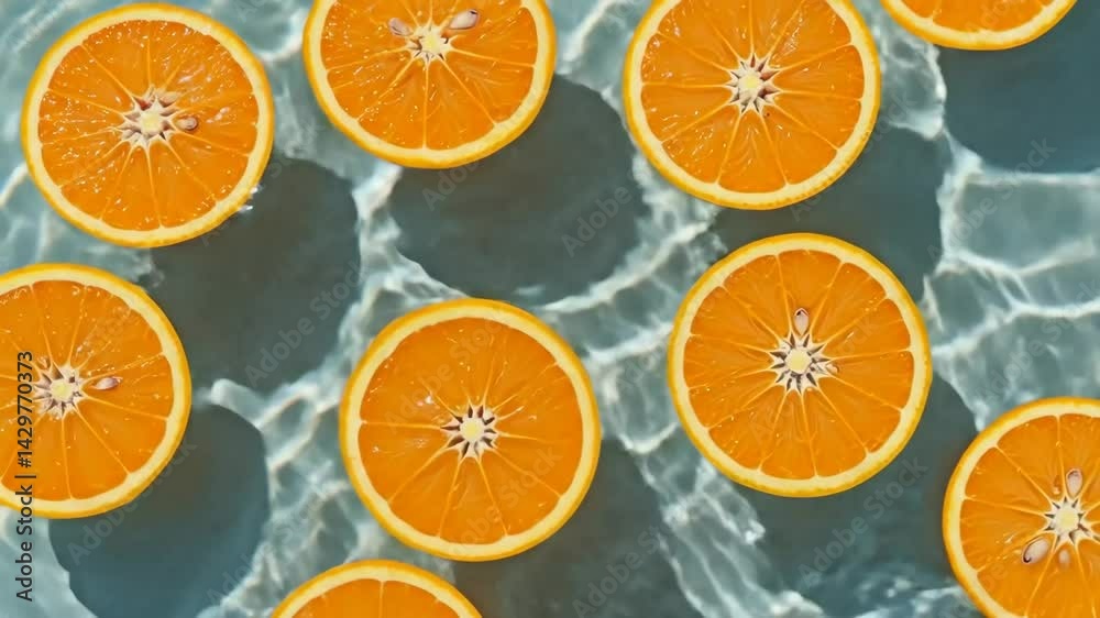 Orange Slices Pattern Orange Slices Pattern