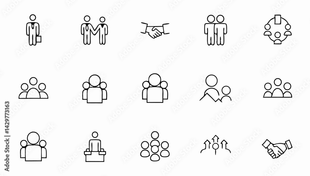 set of web icons in line style eps set of web icons in line style eps