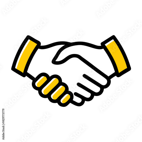 handshake vector illustration