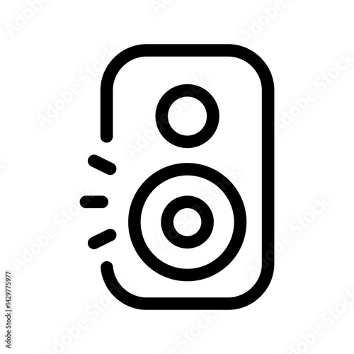 Speaker Icon Vector Symbol Design Illustration