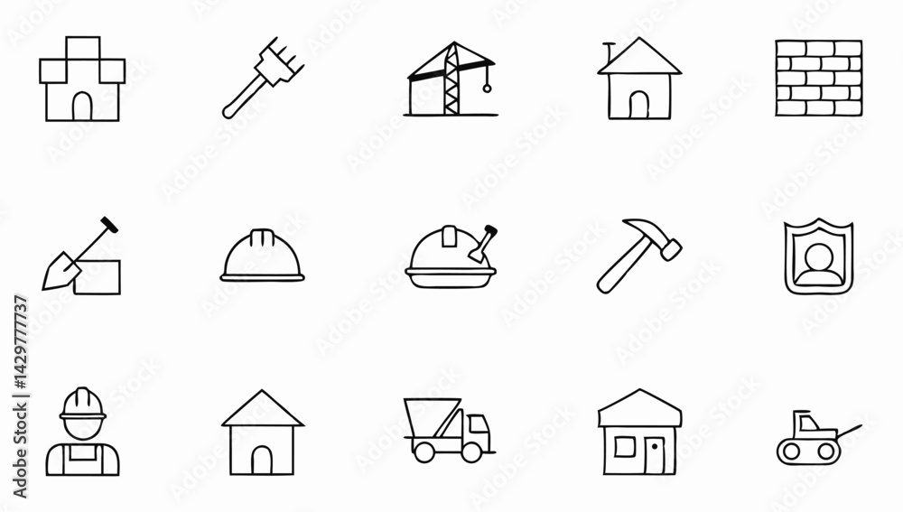 set of web icons in line style eps set of web icons in line style eps