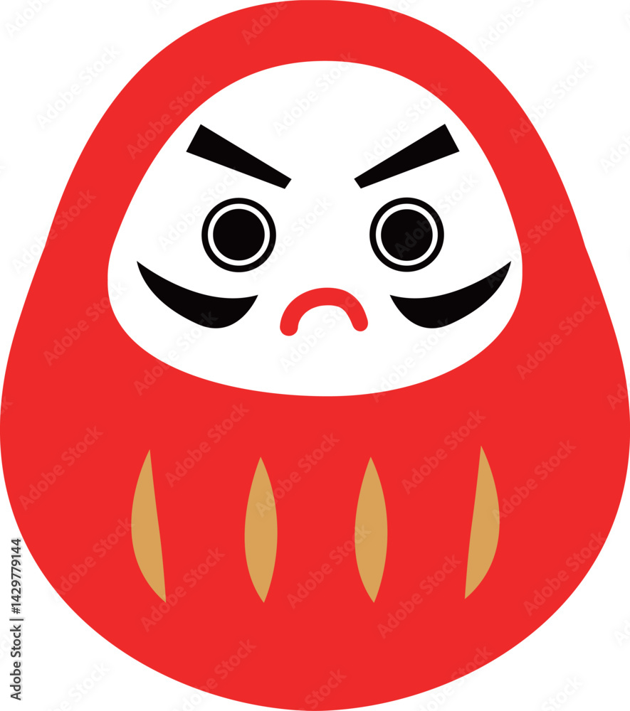 Fototapeta premium だるまイラスト