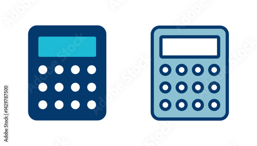 Calculator icon vector isolated on white background. Calculator vector icon. Accounting icon