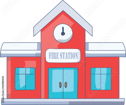 Fire Station Icon