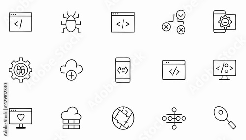 web development set of web icons in line style  de (1).eps