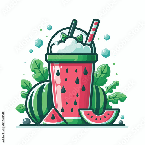 juice, fruit, watermelon, fresh, refreshment, sweet, summer, cocktail, drink, cooler, red, cold, alcohol, ice, refreshing, glass, party, mint, slush, vodka, beverage, background, frozen, bar, liquid, 