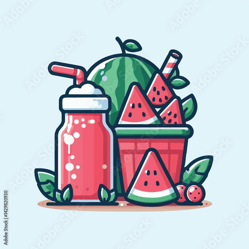 juice, fruit, watermelon, fresh, refreshment, sweet, summer, cocktail, drink, cooler, red, cold, alcohol, ice, refreshing, glass, party, mint, slush, vodka, beverage, background, frozen, bar, liquid, 