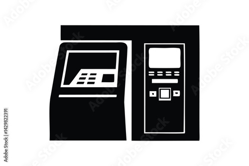 atm machine vector illustration