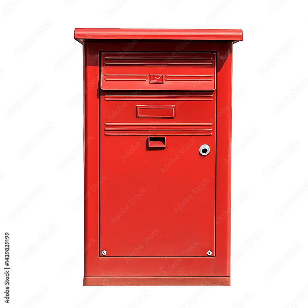Red Letterbox for Postal Use Red Letterbox for Postal Use