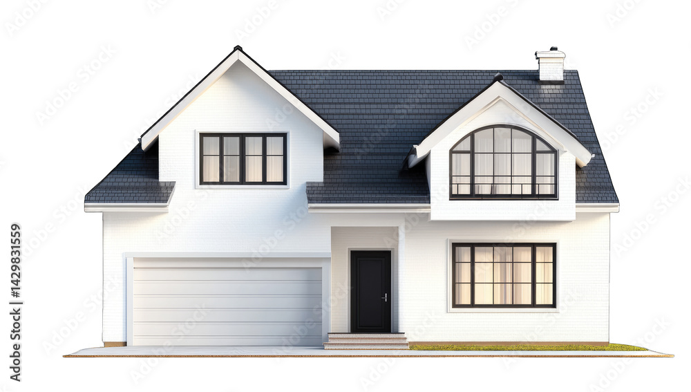 a modern minimalist house featuring a gabled roof large windows and a simple entrance the design emphasizes clean lines and a spacious garage showcasing contemporary architectural style a modern minimalist house featuring a gabled roof large windows and a simple entrance the design emphasizes clean lines and a spacious garage showcasing contemporary architectural style