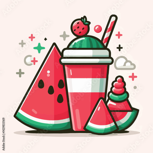 juice, fruit, watermelon, fresh, refreshment, sweet, summer, cocktail, drink, cooler, red, cold, alcohol, ice, refreshing, glass, party, mint, slush, vodka, beverage, background, frozen, bar, liquid, 