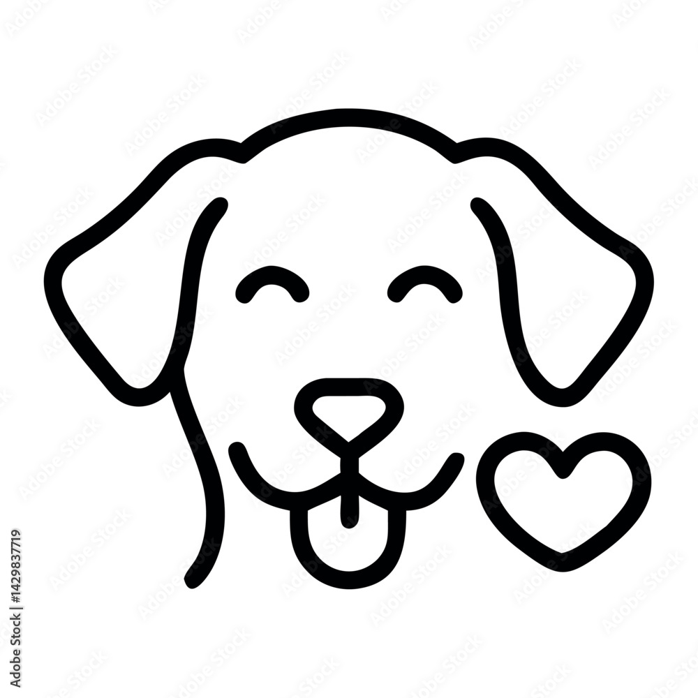 Pet Adoption Happy Dog Animal Love Symbol