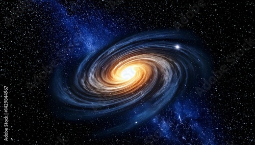  Galaxies Spinning in the Darkness of the Universe