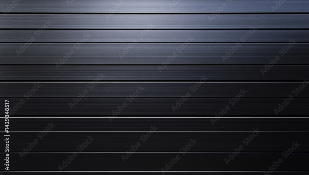 Obraz premium Dark, horizontal lines, metallic texture