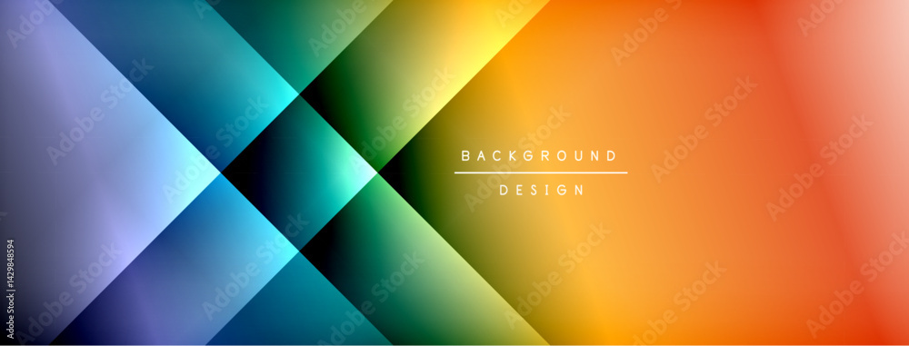 Abstract geometric pattern. Gradient colors blend smoothly, creating vibrant visual effect. Modern design suitable for backgrounds. Abstract geometric pattern. Gradient colors blend smoothly, creating vibrant visual effect. Modern design suitable for backgrounds.
