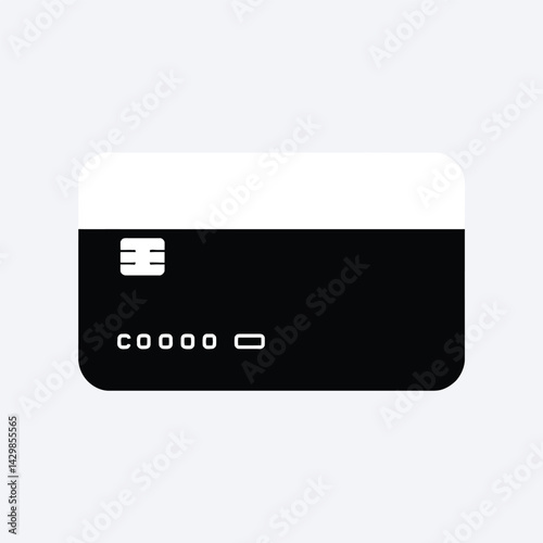 Credit card icon vector illustration for payment finance shopping banking business concept design element