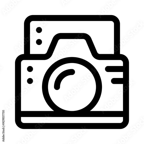 Photography line icon