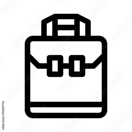 Suitcase line icon