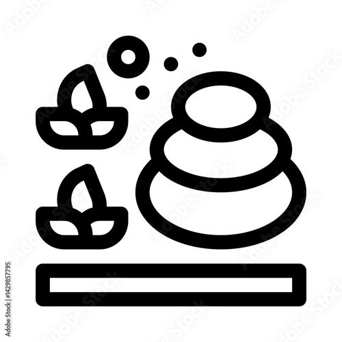 Spa and Wellness line icon