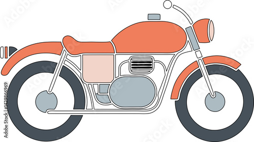 Motorbike Vector Illustration
