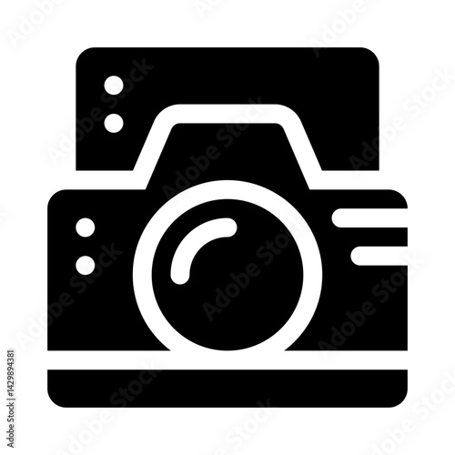 Photography glyph icon