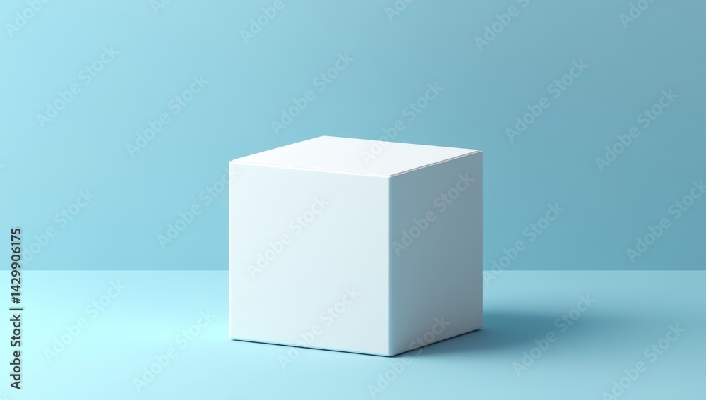 White cube display podium White cube display podium