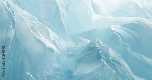 Wallpaper Mural A simple light blue pastel and white abstract background with subtle traces of light and shadow. te blue and white colours Torontodigital.ca