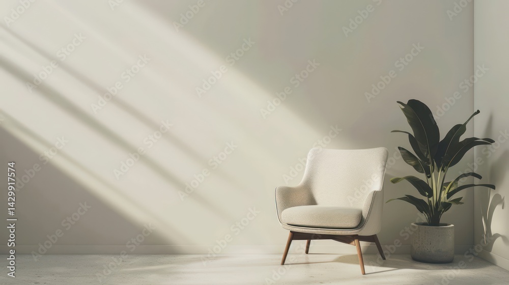 Capture the essence of minimalist elegance with a photo of minimalist accent chairs or armchairs against a simple background, highlighting their clean lines and timeless design. Capture the essence of minimalist elegance with a photo of minimalist accent chairs or armchairs against a simple background, highlighting their clean lines and timeless design.