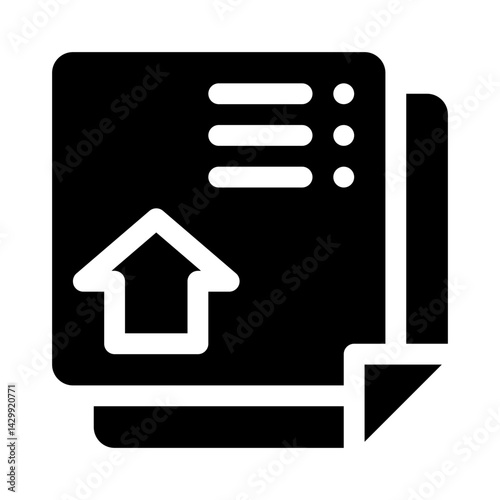 Housewarming Invitation glyph icon