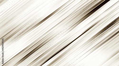 Diagonal lines of varying shades of beige and taupe create an abstract design.