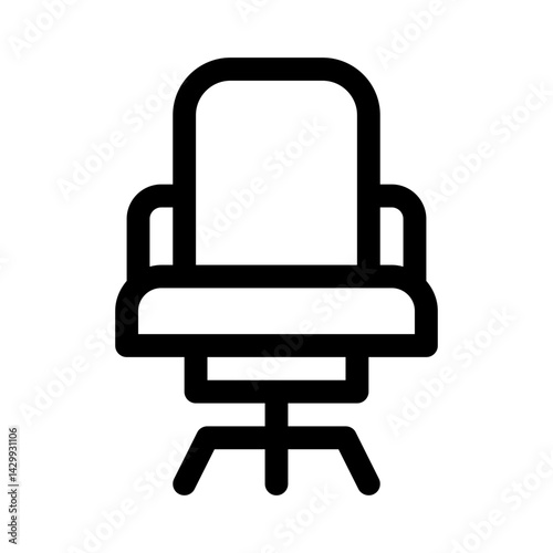 Vacant Chair line icon